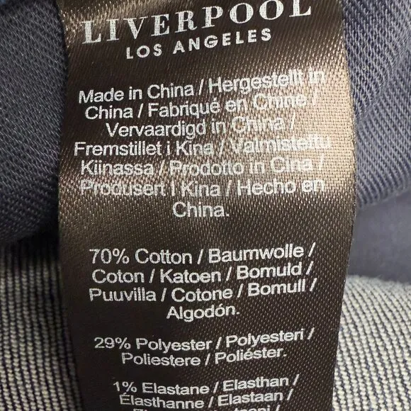 NWT Women's LIVERPOOL Hannah Super Flare Jeans in‎ Bluffwood Hi-Rise- Size 10/30