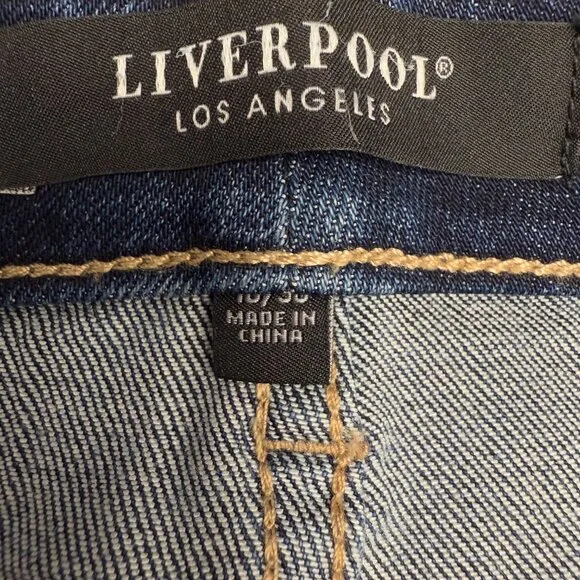 NWT Women's LIVERPOOL Hannah Super Flare Jeans in‎ Bluffwood Hi-Rise- Size 10/30