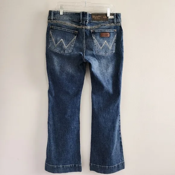 NWT Wrangler Retro Sadie Bootcut Jeans Size 12 Blue - Trouser Style