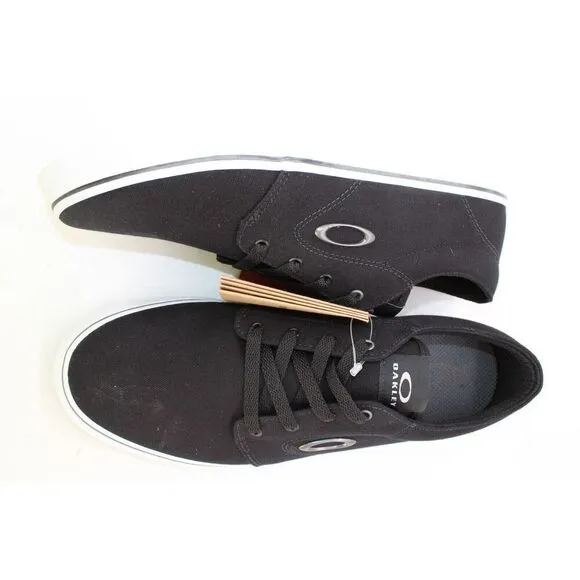 Oakley Canvas Spirit Sneakers Men 9.5 black Lace Up Casual Walking Athletic