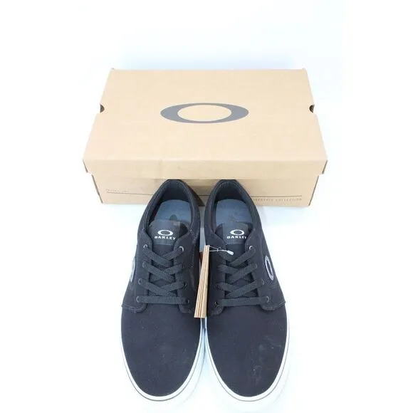 Oakley Canvas Spirit Sneakers Men 9.5 black Lace Up Casual Walking Athletic