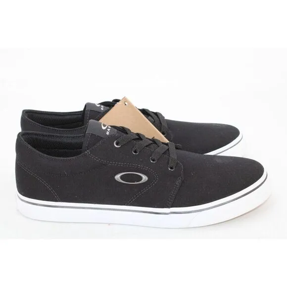 Oakley Canvas Spirit Sneakers Men 9.5 black Lace Up Casual Walking Athletic