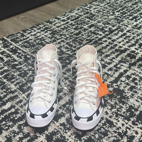 Off-White Black White Sneakers High-Top