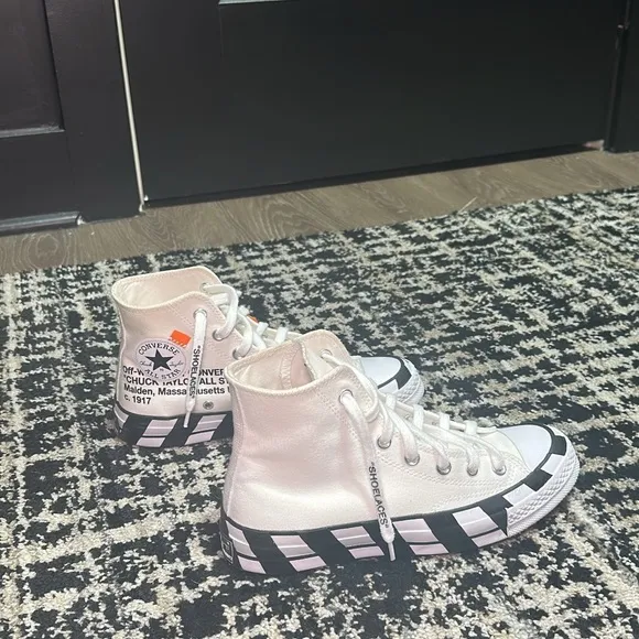 Off-White Black White Sneakers High-Top