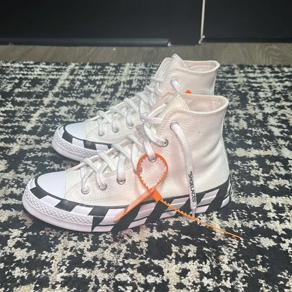 Off-White Black White Sneakers High-Top