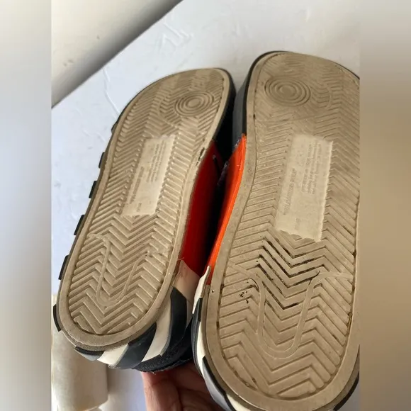 Off White c/o Virgil Abloh black canvas vulcanized sneakers 2013