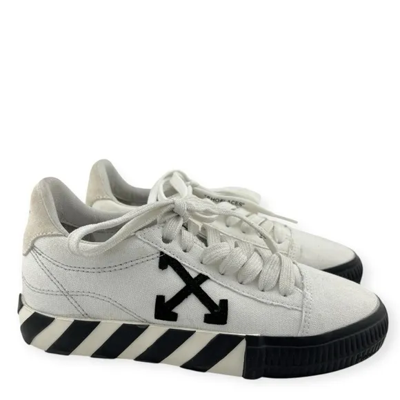 Off-White Vulcanized Canvas Sneakers