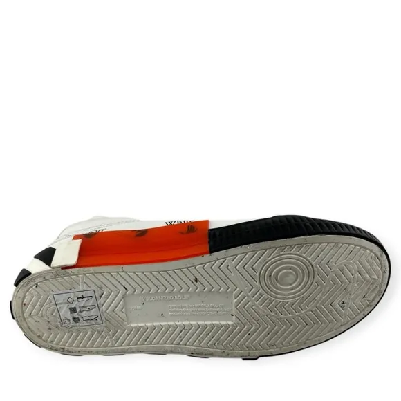 Off-White Vulcanized Canvas Sneakers