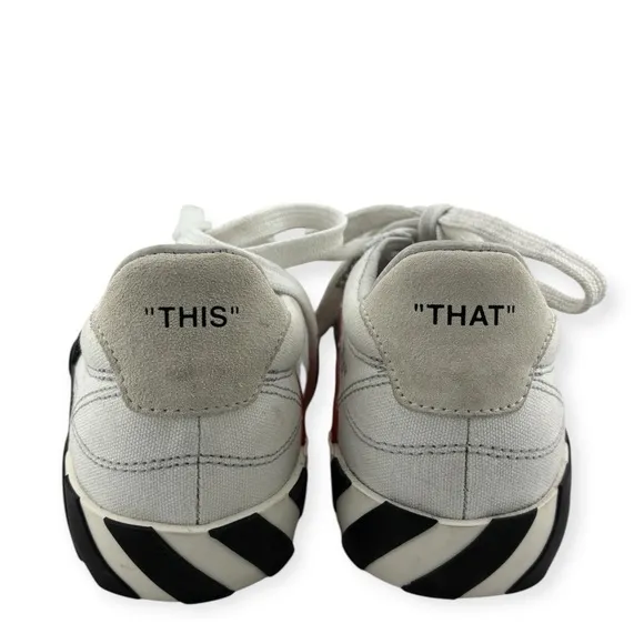 Off-White Vulcanized Canvas Sneakers
