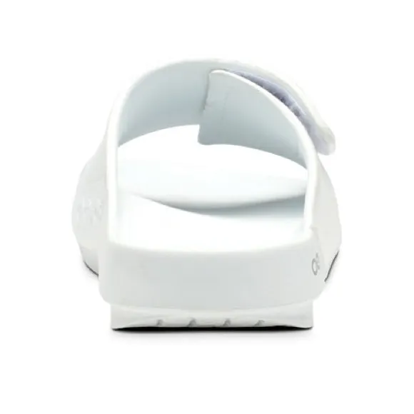 OFOOS men’s OOAHH SPORT FLEX SANDAL WHITE
