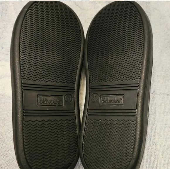 OLD SOLES Loafers Dress Shoes Black Tassels Unisex Little Kids Size 13.5 NEW