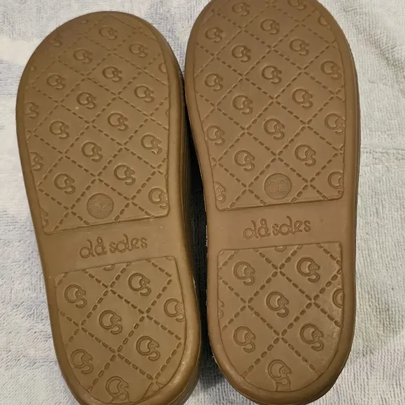 OLD SOLES Loafers Dress Shoes Tan Tassels Kiltie Unisex Little Kids Size 1 NEW