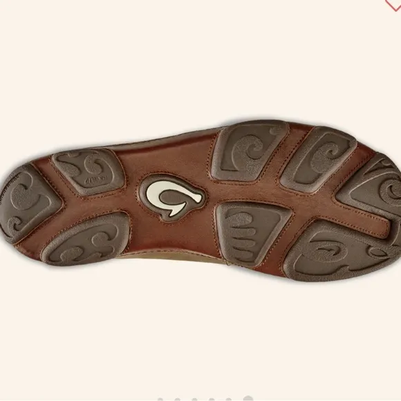 Olukai amplia Ray toffee slip on loafers shoes