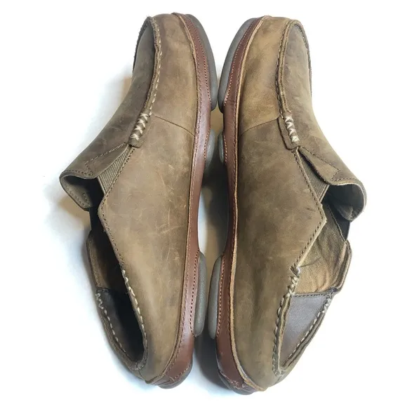 Olukai amplia Ray toffee slip on loafers shoes