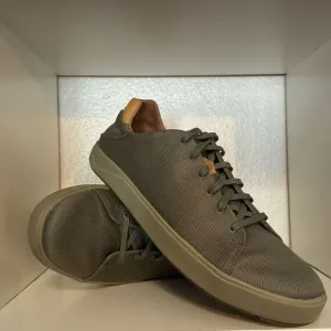 Olukai Lae'ahi Mens Canvas Casual Lace Up Green Lightweight Comfort Sneakers