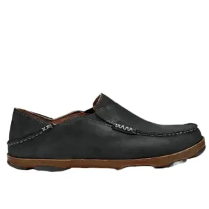 OLUKAI leather loafers size 9.5 black