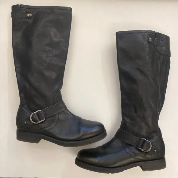 Olukai || Nahuku Tall Harness Riding Boots Black 7.5