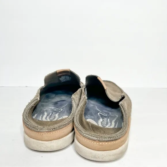 Olukai Nalukai Kala Slip On Men’s Size 12 Gray Loafers Leather