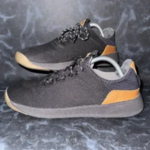 Olukai Nanea LI Black Low Top Casual Comfort Sneakers Canvas Mens Size 9