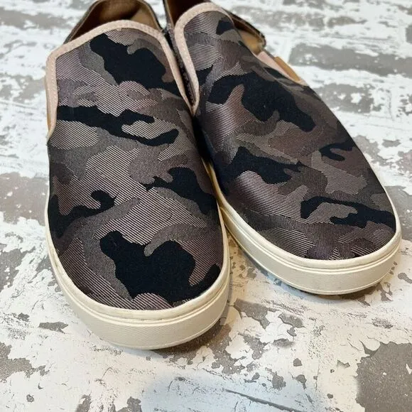 Olukai | pink camo slip on loafers