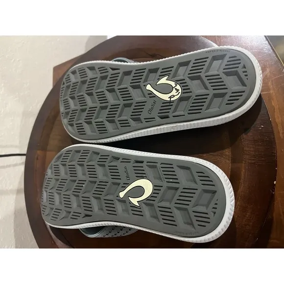 Olukai Ulele Sandals Flip Flops Comfort Thong Beach Mens 11 M Vacation Resort