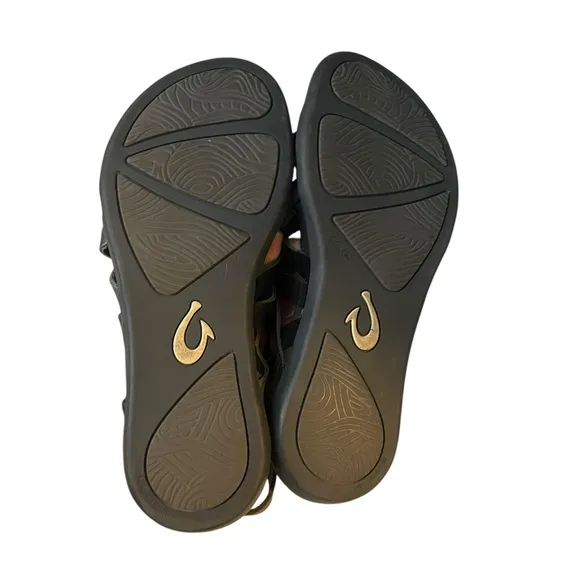 Olukai Women's Awe Awe Sandals Size 7 Strappy Leather