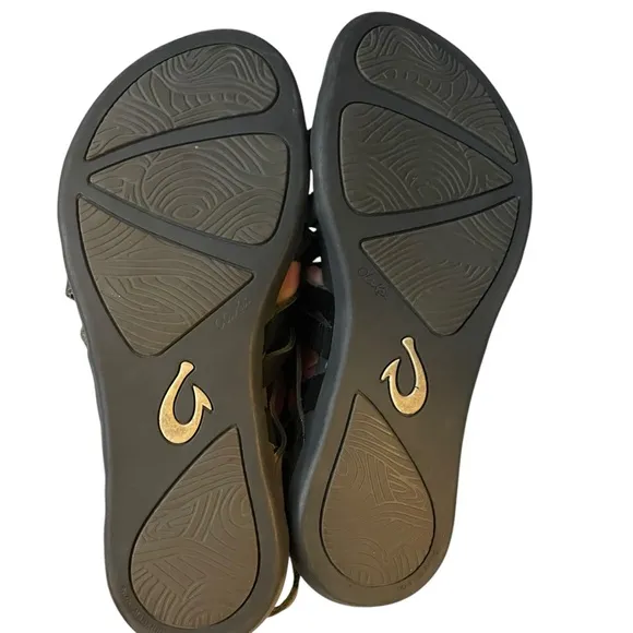 Olukai Women's Awe Awe Sandals Size 7 Strappy Leather