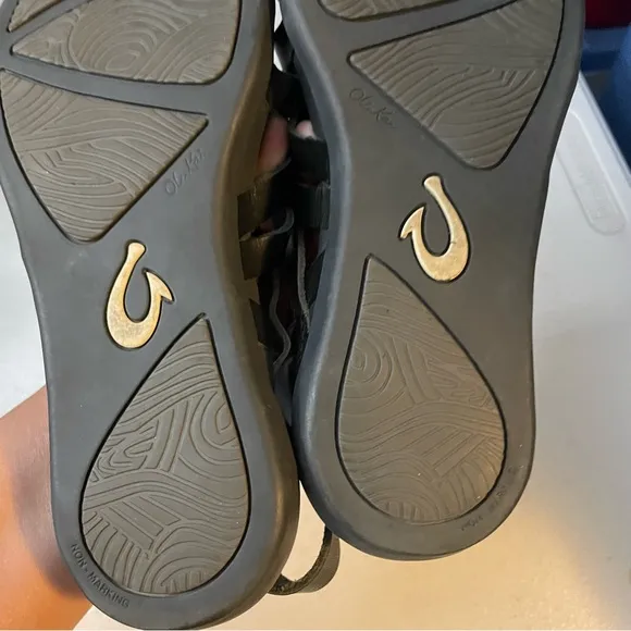 Olukai Women's Awe Awe Sandals Size 7 Strappy Leather