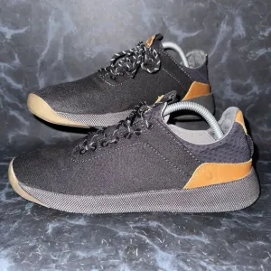Olukai Nanea LI Black Low Top Casual Comfort Sneakers Canvas Mens Size 9