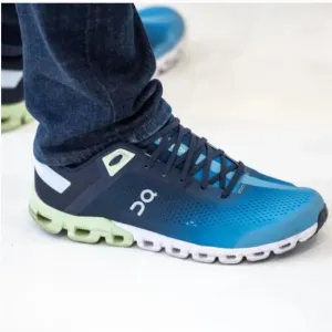 On Running Cloudflow Sneakers Men's Size 10.5 Ink/Meadow