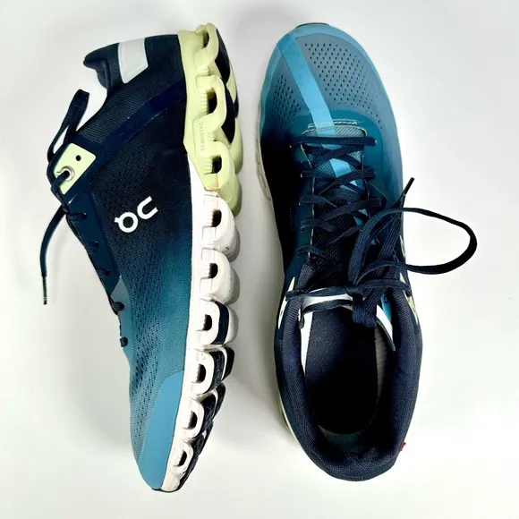 On Running Men’s Cloudflow Sneakers in Ink/Meadow Size US 13