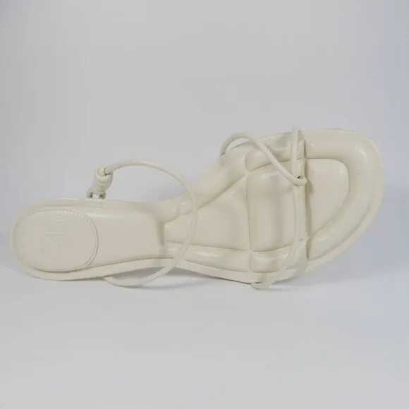 ONCEPT Sydney Kitten Heel Sandals Size 9 Ivory White NEW $300