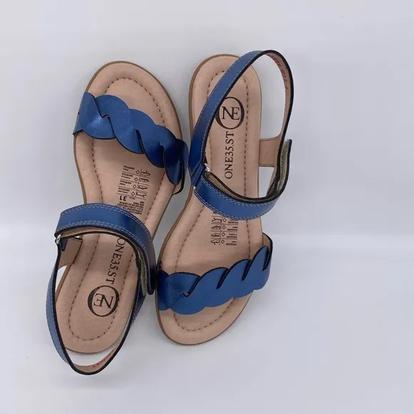 One35 Ankle Strap Blue Sandals