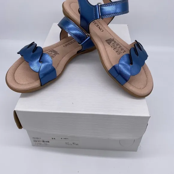 One35 Ankle Strap Blue Sandals