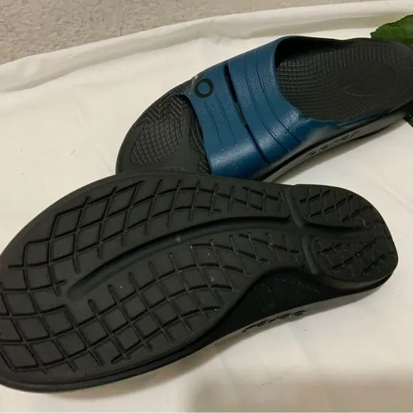 Oofos Ooahh Slide Sandals Womens Size 6 Black Recovery Comfort Sandals Mens 4