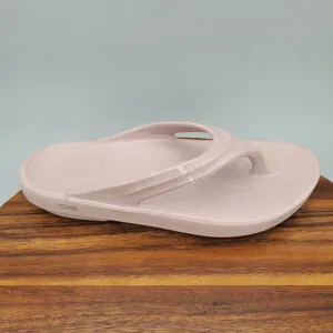 Oofos Oolala Sandals Women's 11 Pink Comfort Recovery Slip On Thong Flip Flops