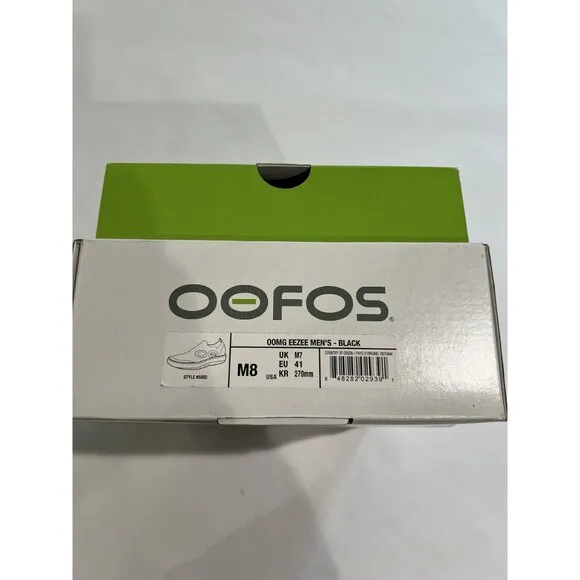 OOFOS OOMG Eezee Sneakers in Black