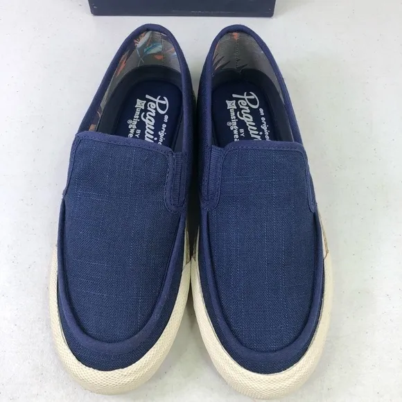 ORIGINAL Penguin Rodney Navy Slip On Loafers