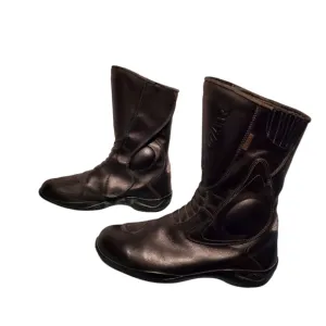 Oxtar Matrix Gore-Tex Black Motorcycle Riding Boots Men's Size 10.5, Eur 44