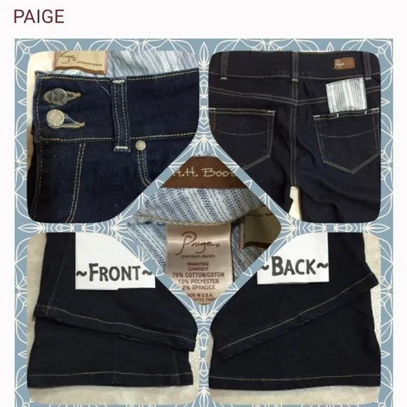 PAIGE Hid Hills Boot Dark Stretch …25