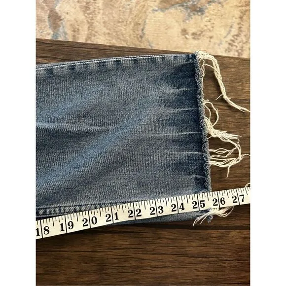 Paige Colette Crop Flare Jeans Womens Size 30 Stretch High-Rise Crossley Wetern