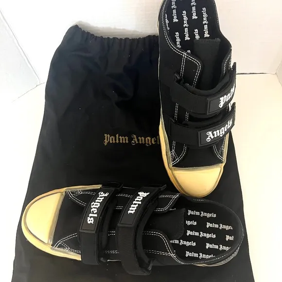 Palm Angels Vulcanized Black Sneakers