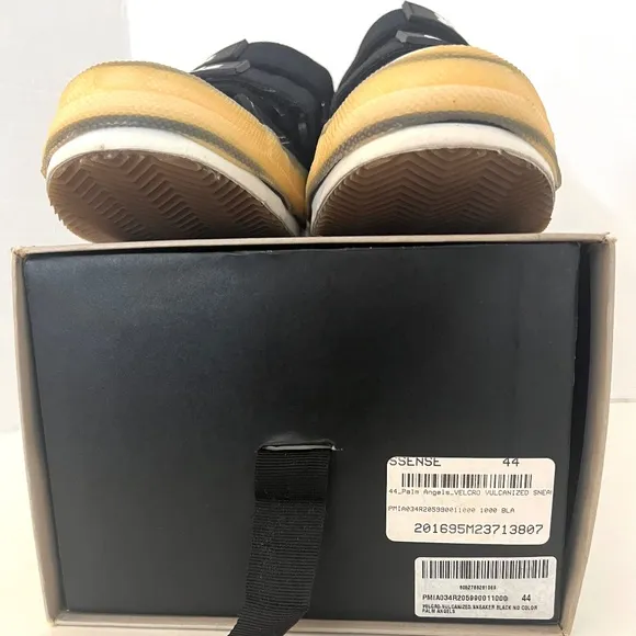 Palm Angels Vulcanized Black Sneakers