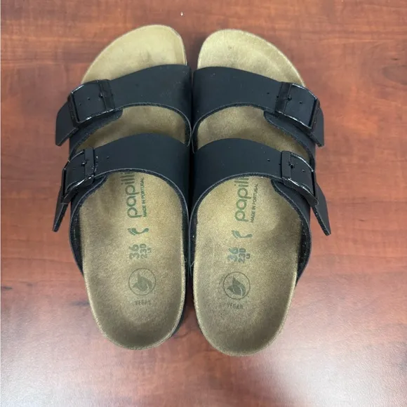Papillio Black Sandals