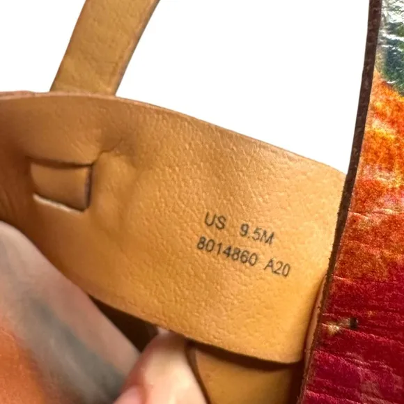 Patricia Nash Fidella Leather Sandals Size 9.5