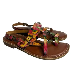 Patricia Nash Fidella Leather Sandals Size 9.5