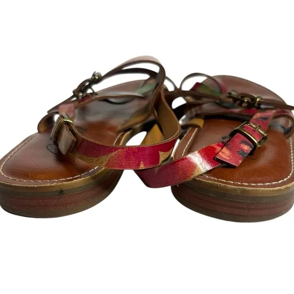 Patricia Nash Fidella Leather Sandals Size 9.5