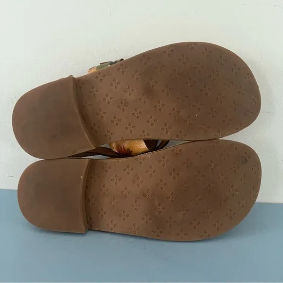 Patricia Nash Fidella Spring Multi Strappy Leather Sandals
