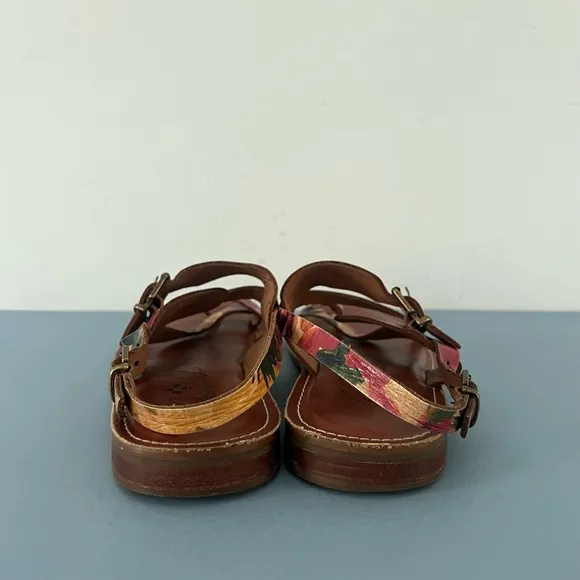 Patricia Nash Fidella Spring Multi Strappy Leather Sandals