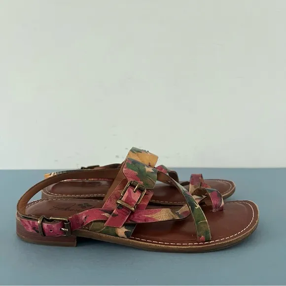 Patricia Nash Fidella Spring Multi Strappy Leather Sandals